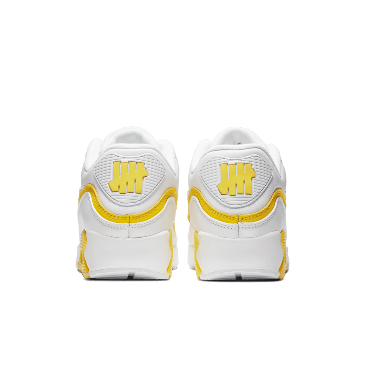 Air Max 90 Undefeated White Optic Yellow Angle 3