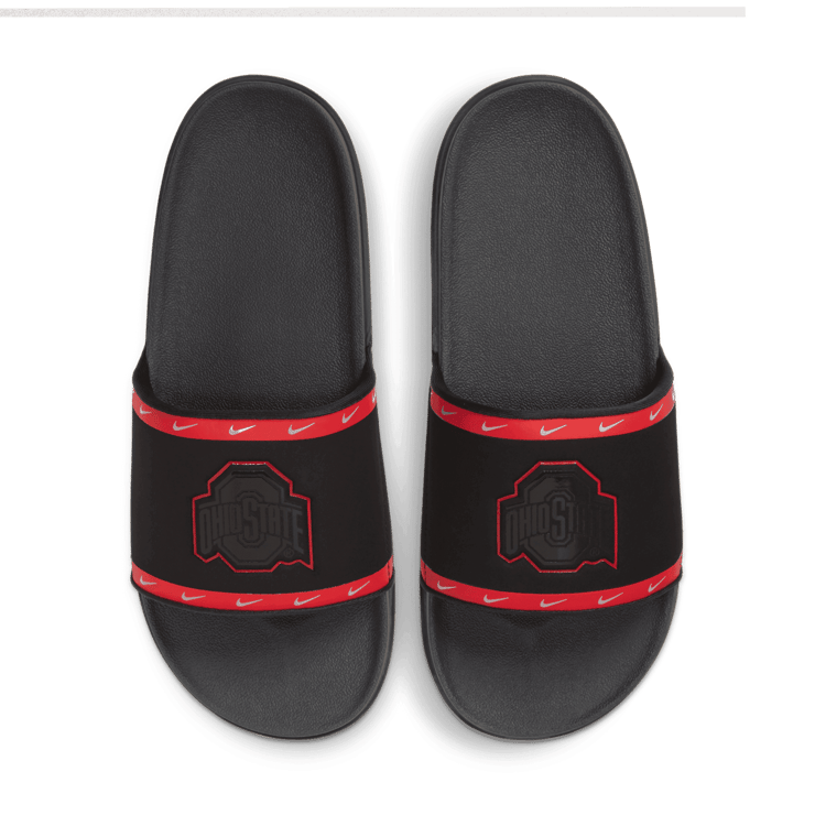 Nike Offcourt (Ohio State) Slides Angle 1