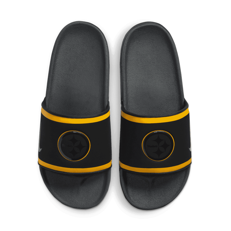 Nike Offcourt (NFL Pittsburgh Steelers) Slides Angle 2