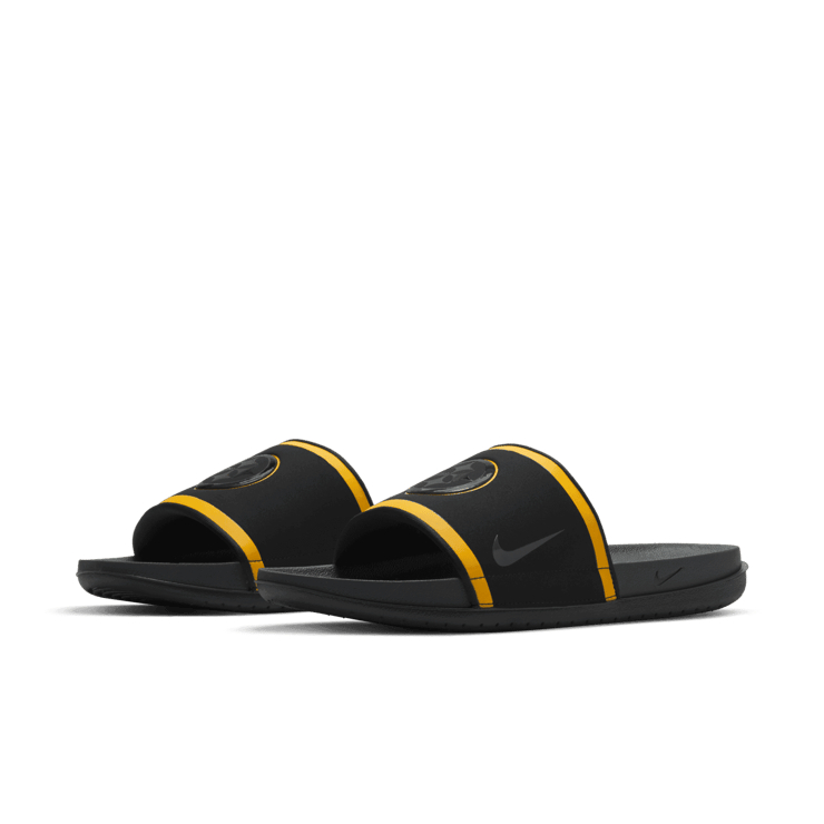 Nike Offcourt (NFL Pittsburgh Steelers) Slides Angle 3