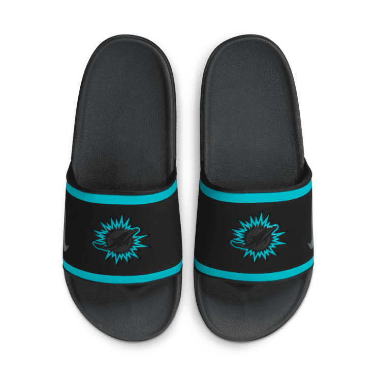 Nike Offcourt (NFL Miami Dolphins) Slides Angle 2