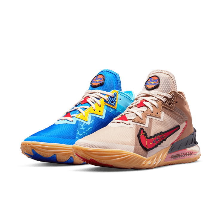 Nike Lebron 18 Low Wile E. vs Roadrunner Space Jam Angle 2