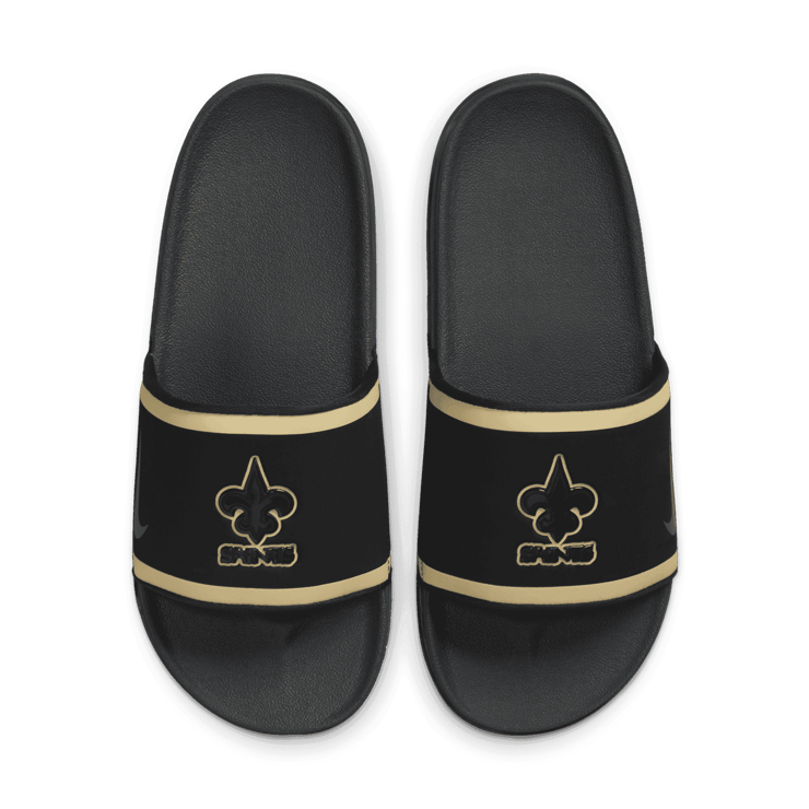 Nike Offcourt (NFL New Orleans Saints) Slides Angle 1