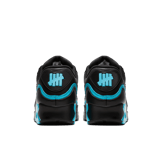 Air Max 90 Undefeated Black Blue Fury Angle 3