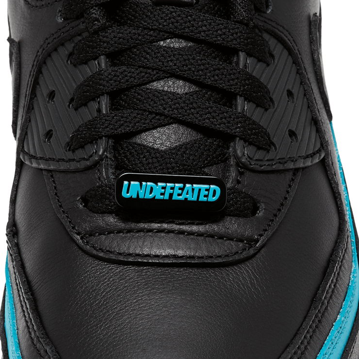 Air Max 90 Undefeated Black Blue Fury Angle 4