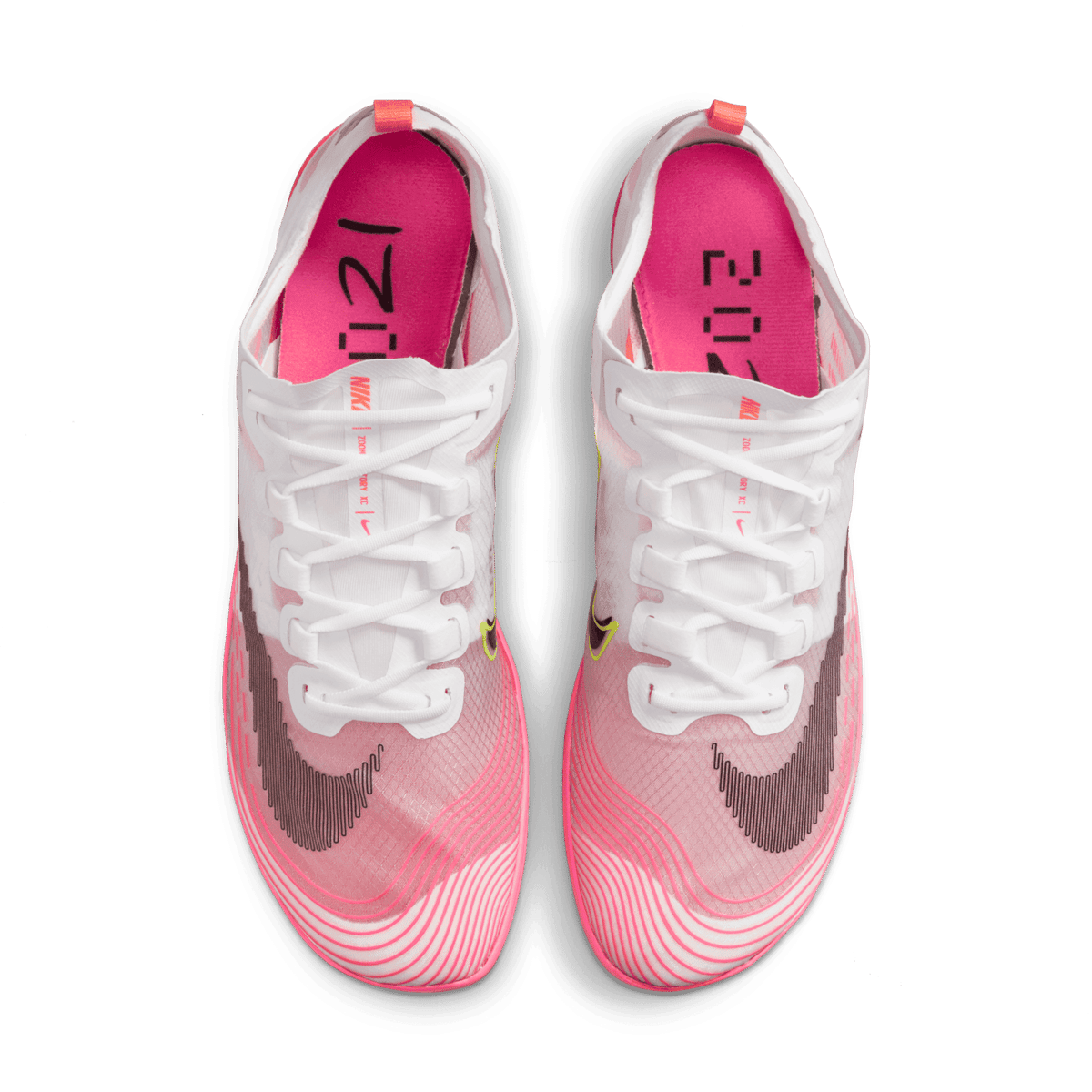 Nike Zoom Victory 5 XC Track & Field Distance Spikes in White AJ0847