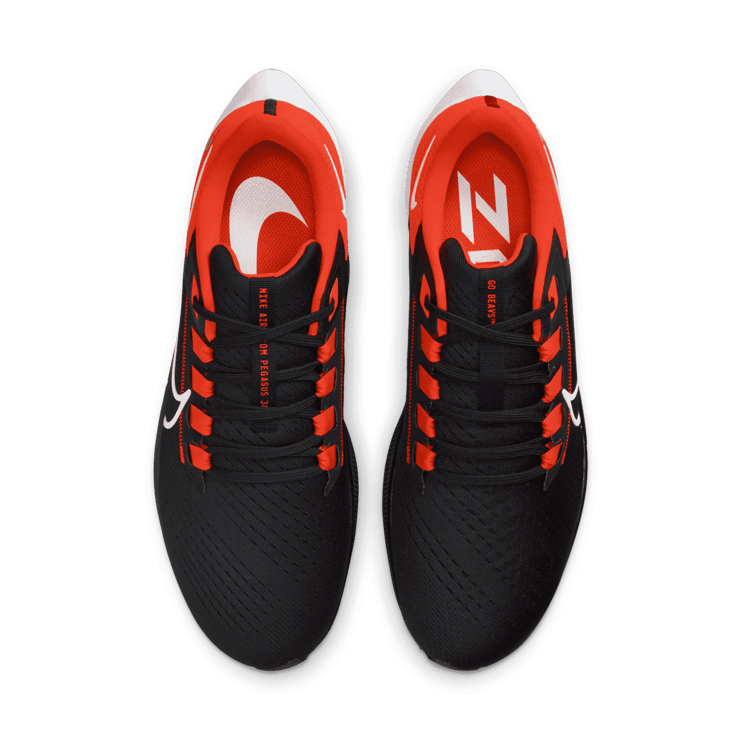 Nike College Air Zoom Pegasus 38 (Oregon State) Running Shoes Angle 1