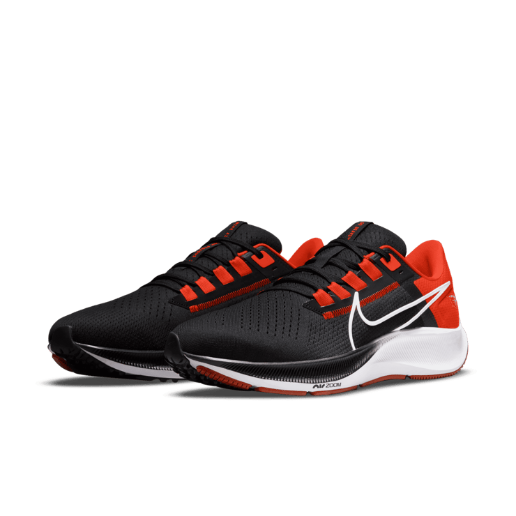 Nike College Air Zoom Pegasus 38 (Oregon State) Running Shoes Angle 2