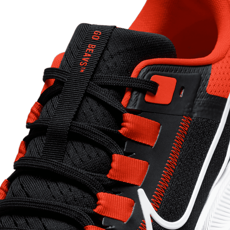Nike College Air Zoom Pegasus 38 (Oregon State) Running Shoes Angle 6