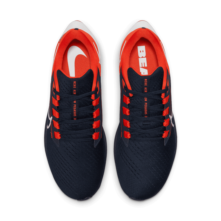 Nike Air Zoom Pegasus 38 (NFL Chicago Bears) Running Shoes Angle 1