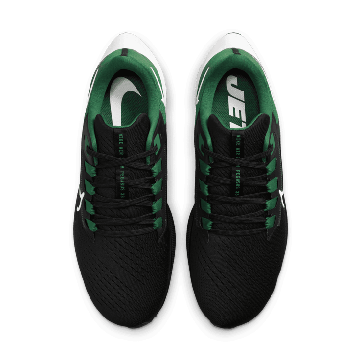 Nike Air Zoom Pegasus 38 (NFL New York Jets) Running Shoes Angle 1