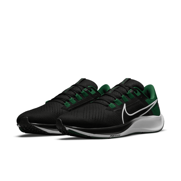 Nike Air Zoom Pegasus 38 (NFL New York Jets) Running Shoes Angle 2