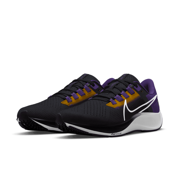 Nike Air Zoom Pegasus 38 (NFL Baltimore Ravens) Running Shoes Angle 2