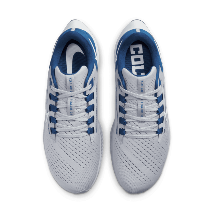Nike Air Zoom Pegasus 38 (NFL Indianapolis Colts) Running Shoes Angle 1
