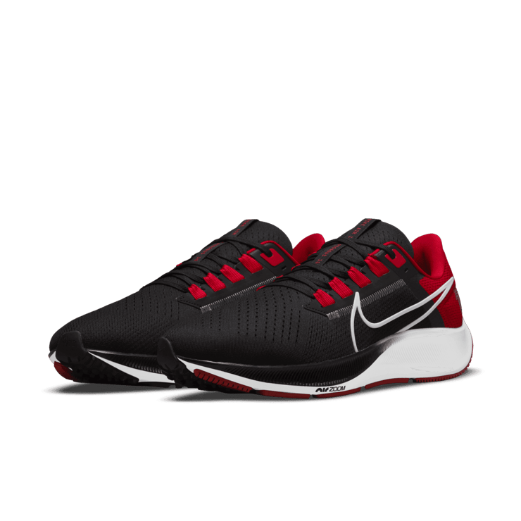 Nike Air Zoom Pegasus 38 (NFL Atlanta Falcons) Running Shoes Angle 2