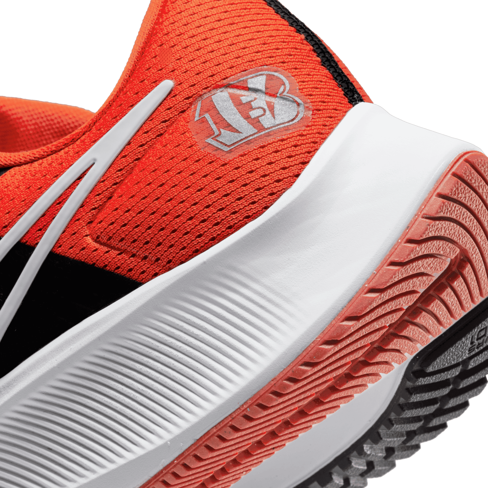 unisex nike black cincinnati bengals zoom pegasus 38 running shoe