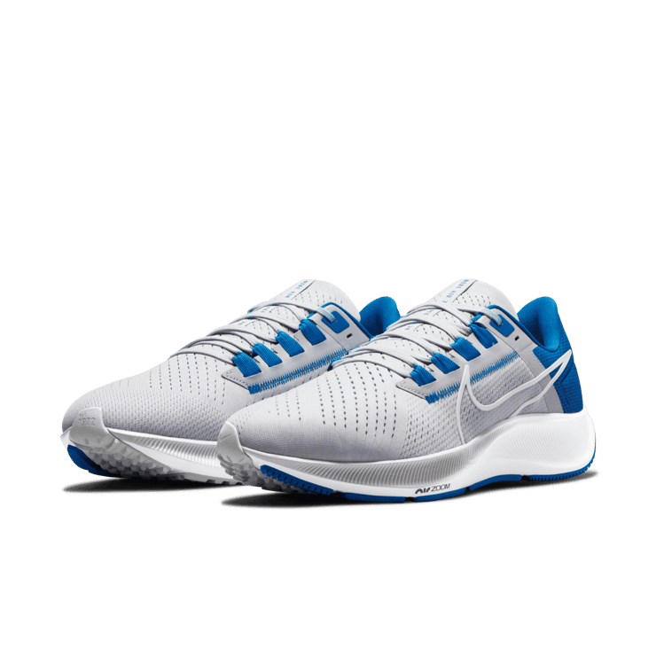 Nike Air Zoom Pegasus 38 (NFL Detroit Lions) Running Shoes Angle 2