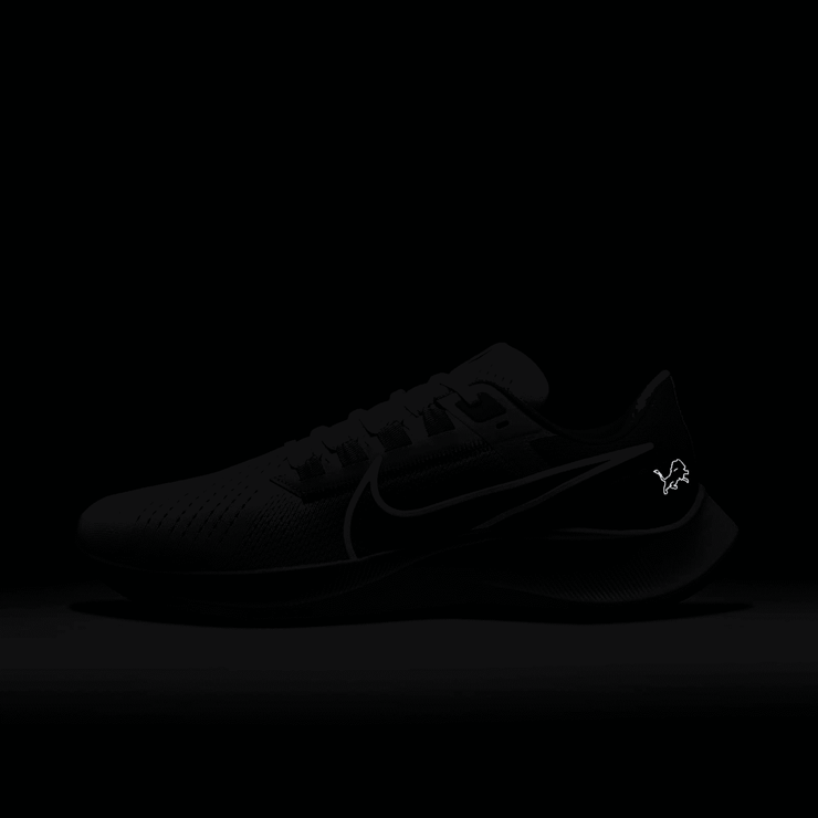 Nike Air Zoom Pegasus 38 (NFL Detroit Lions) Running Shoes Angle 6