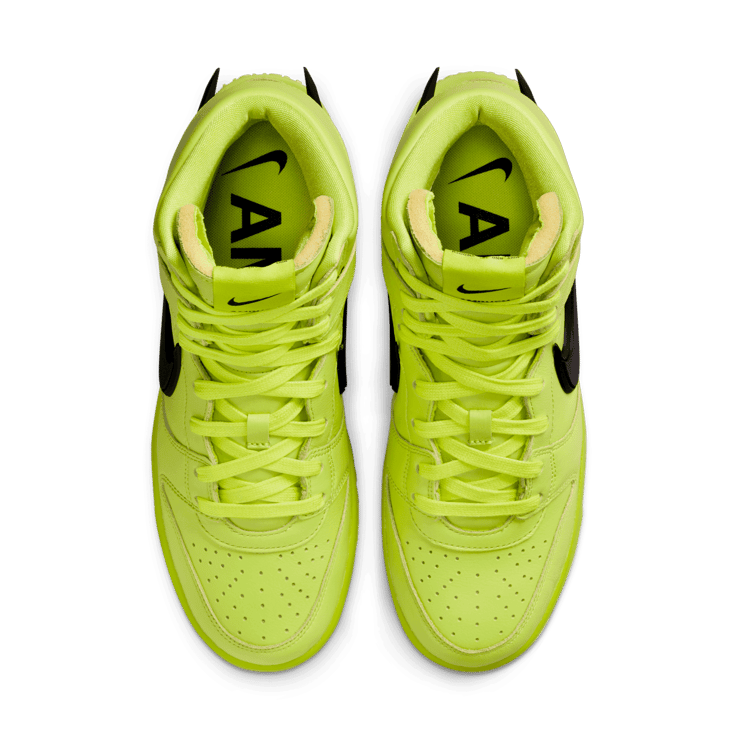 Nike Dunk High AMBUSH Flash Lime Angle 1