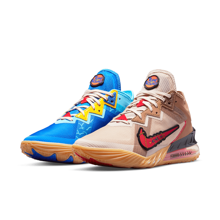 Nike LeBron 18 Low 'Wile E. vs Roadrunner' Basketball Shoes Angle 2