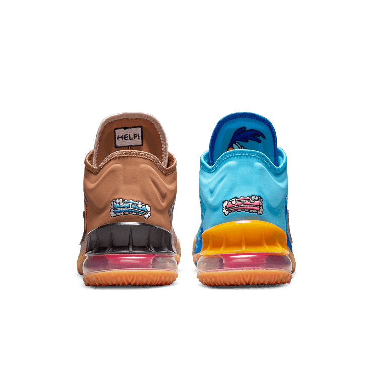 Nike LeBron 18 Low 'Wile E. vs Roadrunner' Basketball Shoes Angle 3