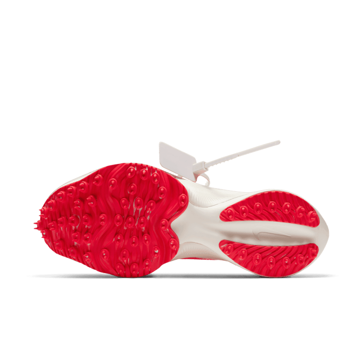 Nike Air Zoom Tempo NEXT% Off White White Solar Red Angle 0