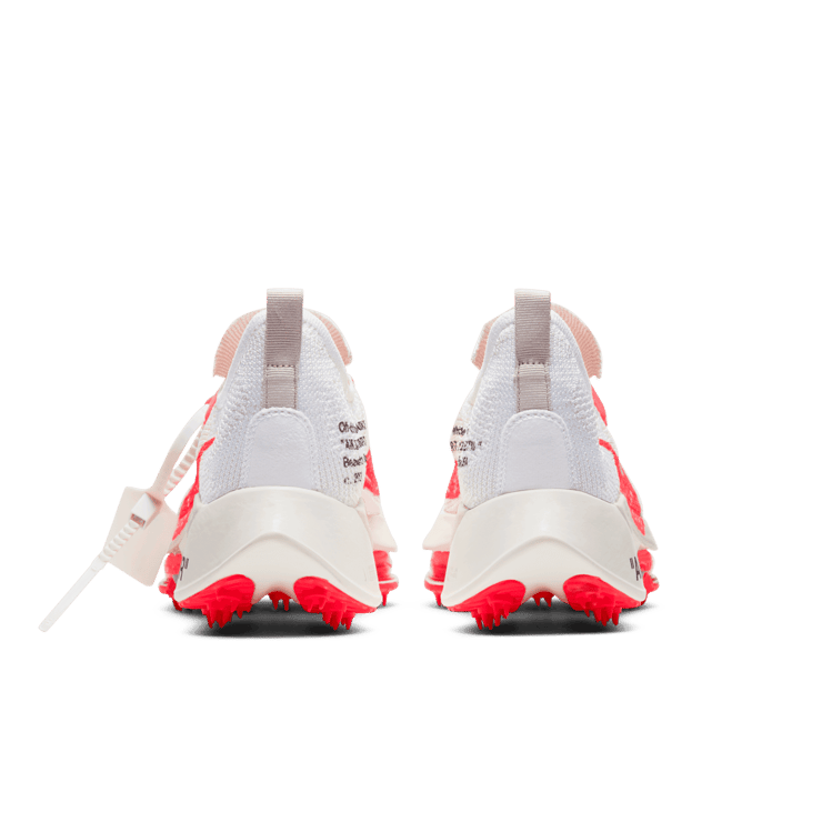 Nike Air Zoom Tempo NEXT% Off White White Solar Red Angle 3