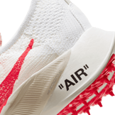 Nike Air Zoom Tempo NEXT% Off White White Solar Red Angle 5
