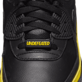 Air Max 90 Undefeated Black Optic Yellow Angle 4