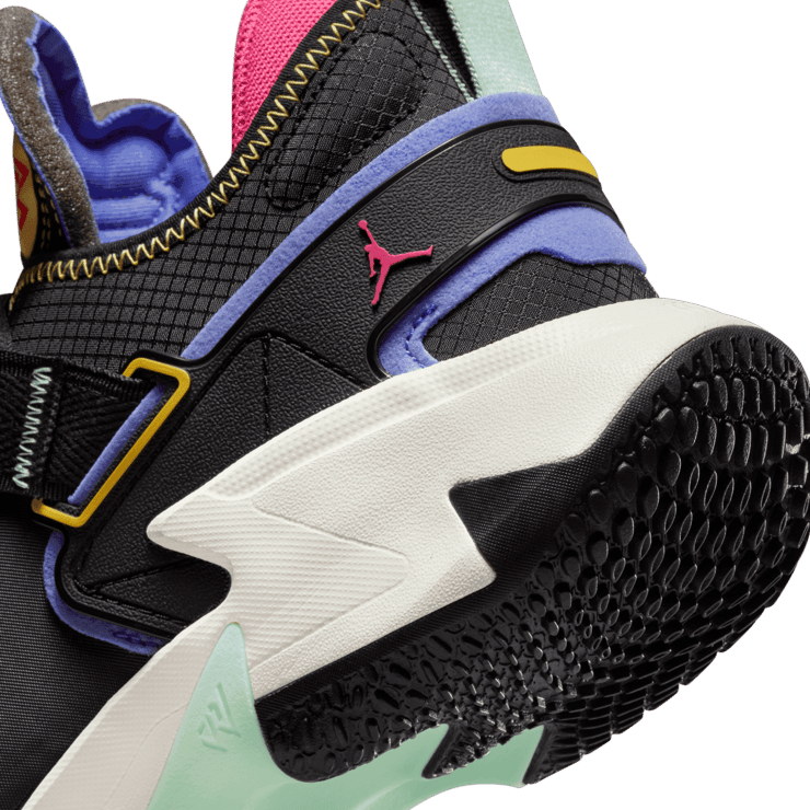 Jordan Why Not .5? Basketball Shoes in Black Angle 5