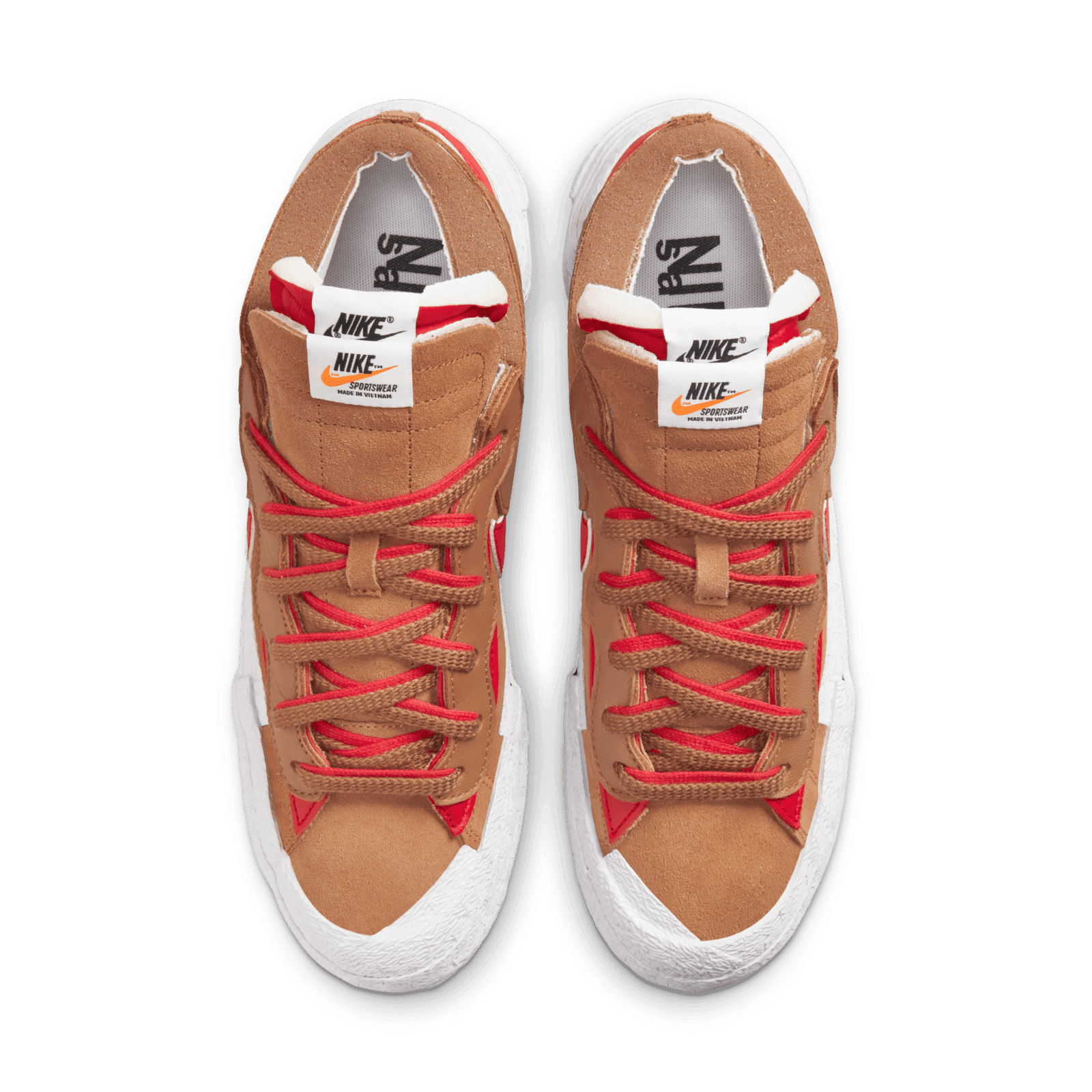 blazer low sacai brown