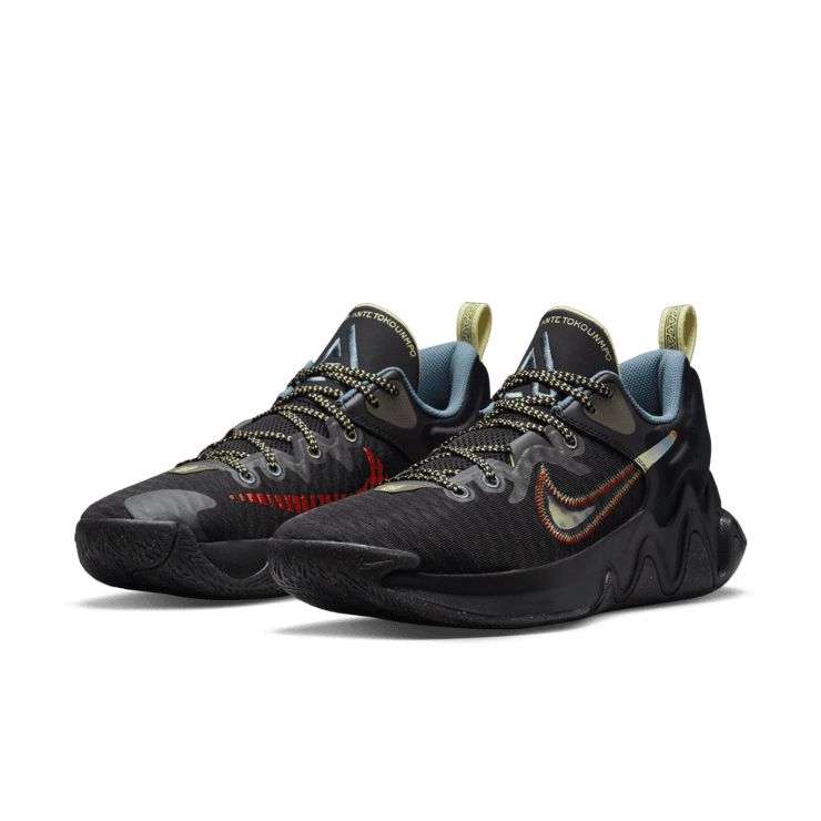 Nike Giannis Immortality "Force Field" Basketball Shoes Angle 2