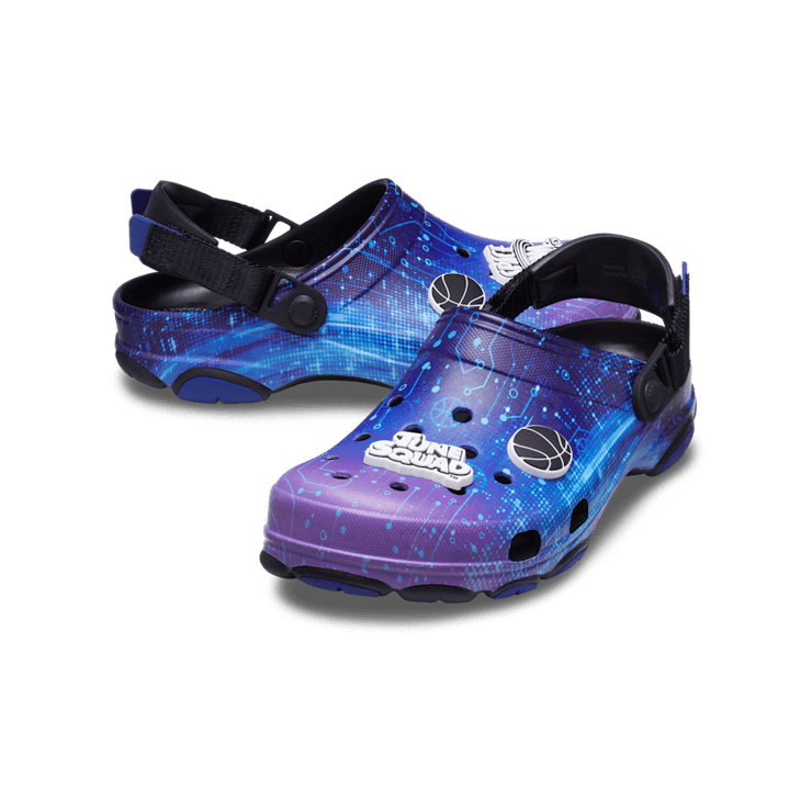 Crocs Classic All-Terrain Clog Space Jam Black Purple Angle 0