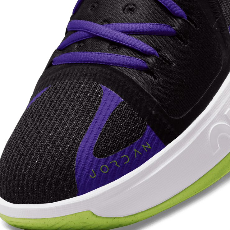 Jordan Zoom Separate Basketball Shoes in Black Angle 4