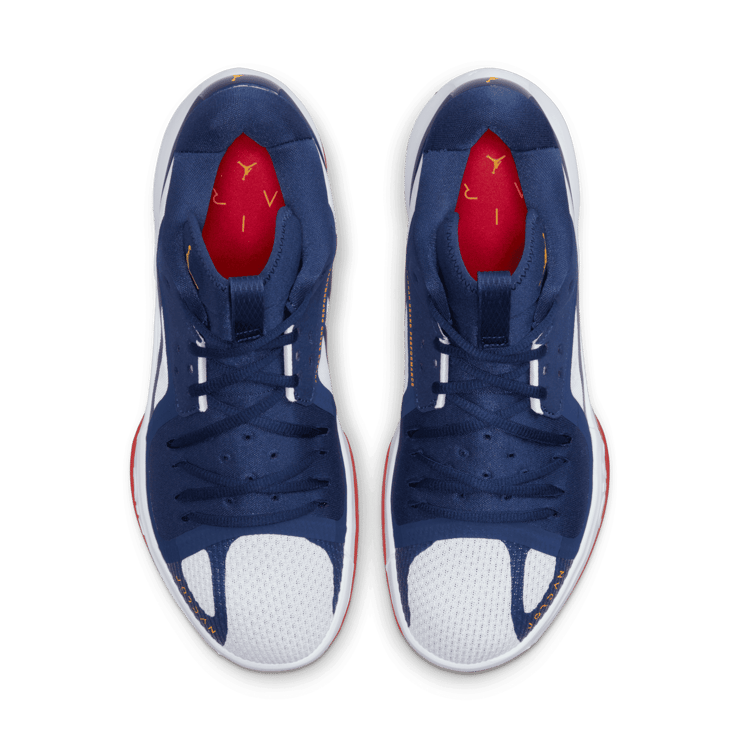 Jordan Zoom Separate Basketball Shoes in Blue Angle 1