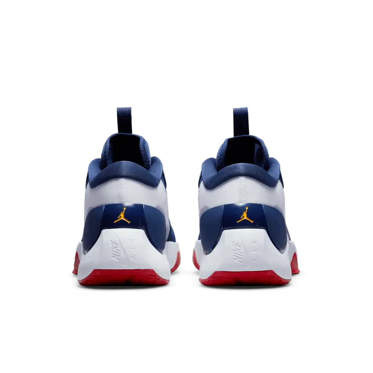 Jordan Zoom Separate Basketball Shoes in Blue Angle 3