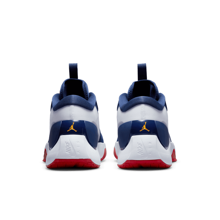 Jordan Zoom Separate Basketball Shoes in Blue Angle 3