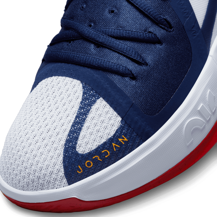 Jordan Zoom Separate Basketball Shoes in Blue Angle 4