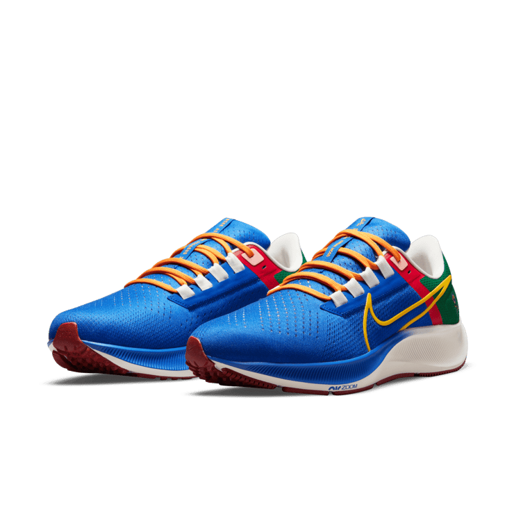 Nike Air Zoom Pegasus 38 A.I.R. Jordan Moss Road Running Shoes Angle 2