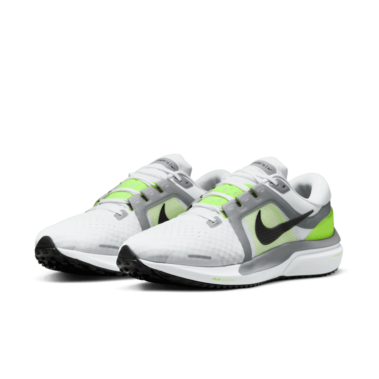 Nike Air Zoom Vomero 16 (White/Volt) Angle 2