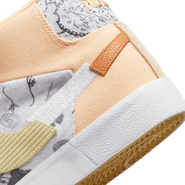 Nike SB Zoom Blazer Mid PRM Skate Shoes Angle 5