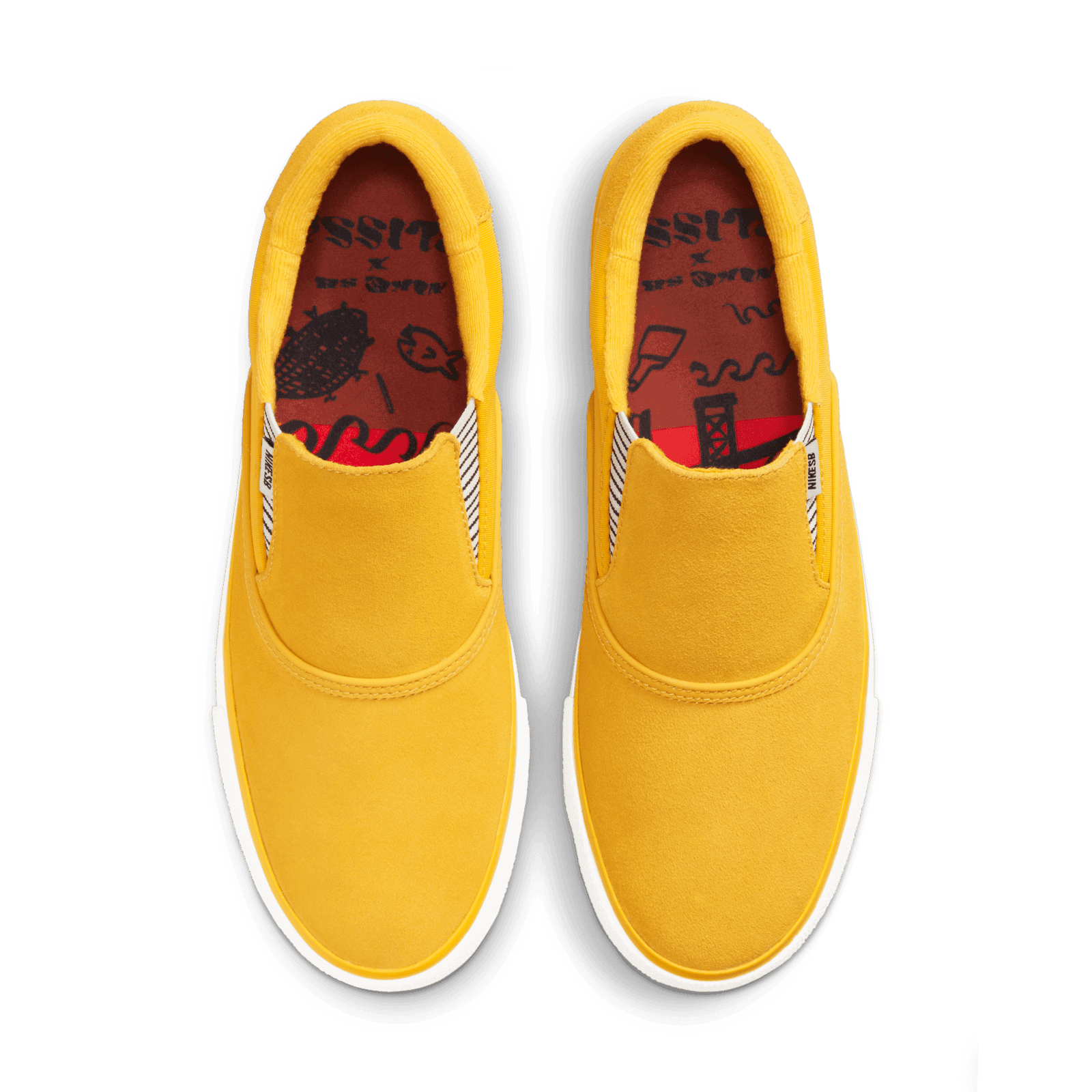 nike sb slip on yellow