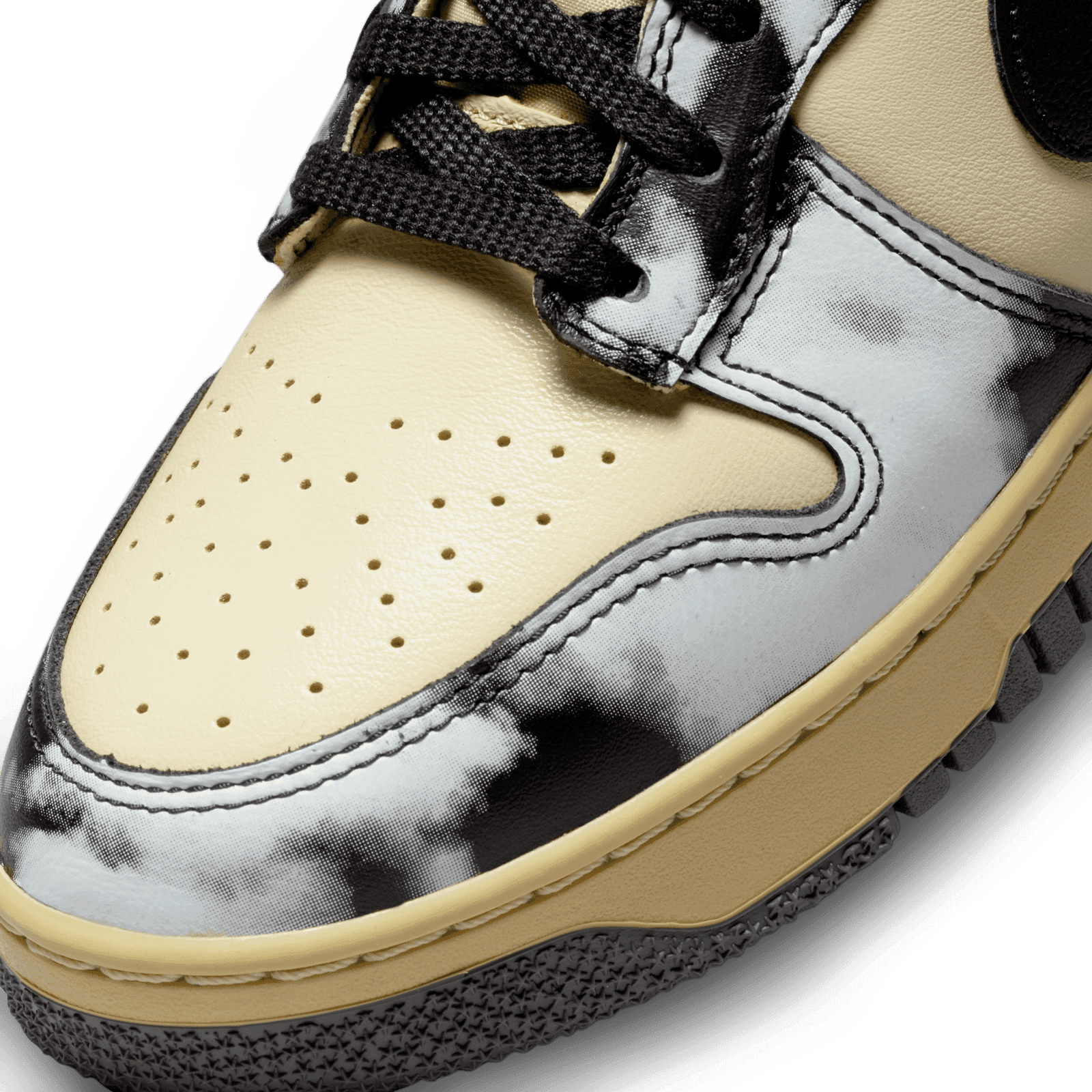 nike dunk high 1985 acid wash cream black