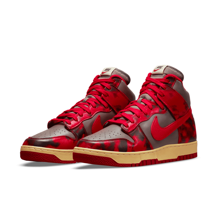 Nike Dunk High 1985 Acid Wash Red Angle 2