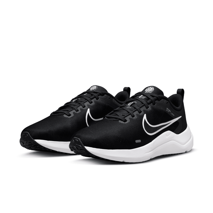 Nike Downshifter 12 Road Running Shoes (Wide) Angle 3