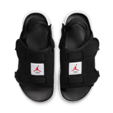 Jordan LS Slides in Black Angle 1