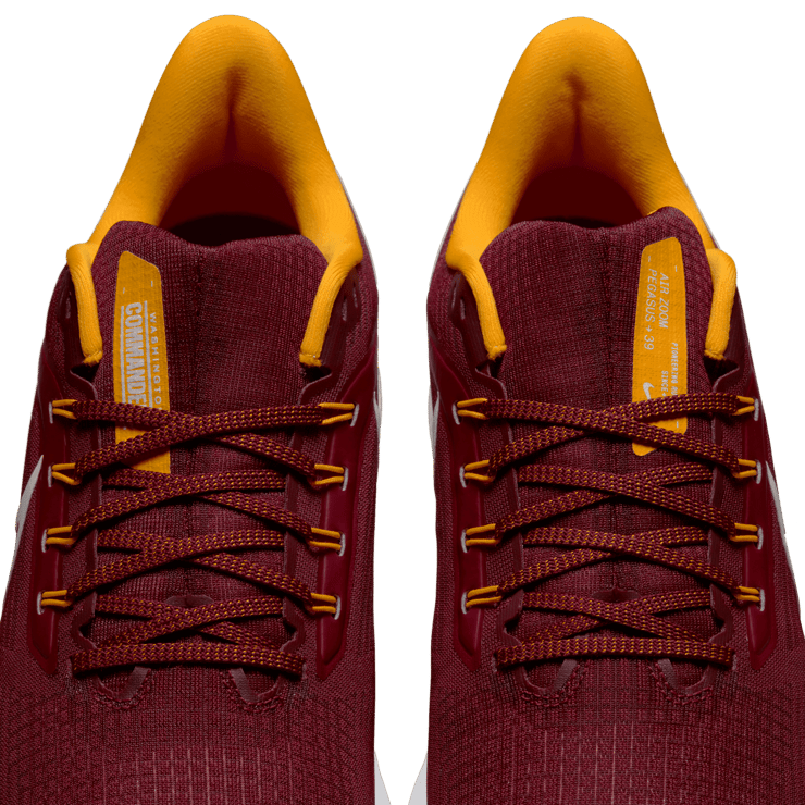 Nike Air Zoom Pegasus 39 (NFL Washington Commanders) Road Running Shoes Angle 6