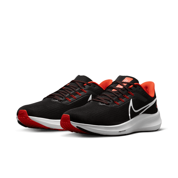 Nike Air Zoom Pegasus 39 (NFL Cincinnati Bengals) Road Running Shoes Angle 2