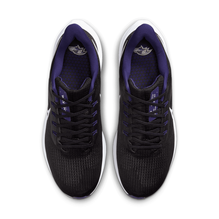 Nike Air Zoom Pegasus 39 (NFL Baltimore Ravens) Road Running Shoes Angle 1