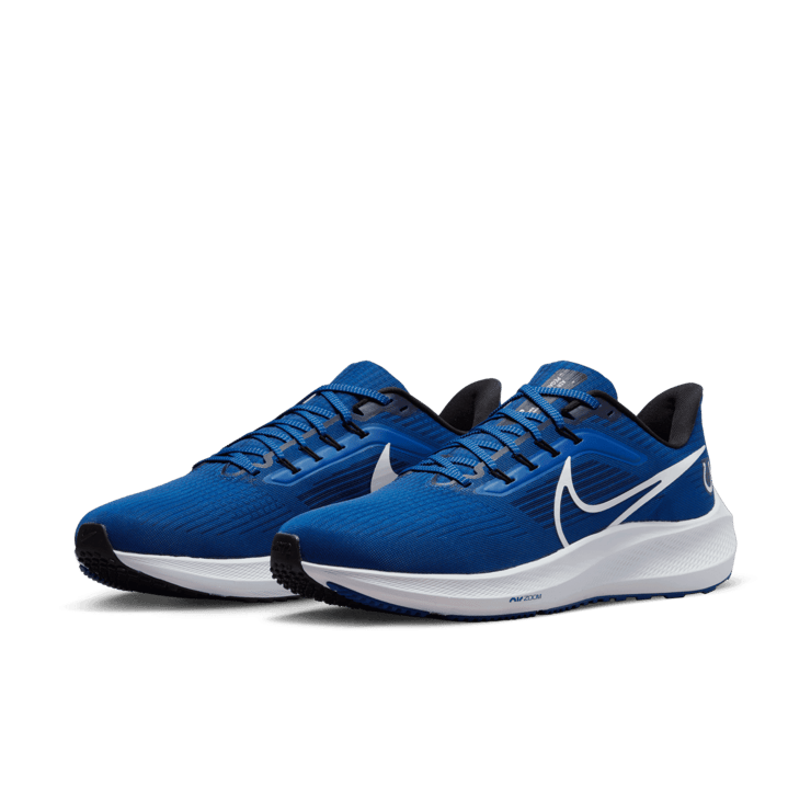 Nike Air Zoom Pegasus 39 (NFL Indianapolis Colts) Road Running Shoes Angle 2
